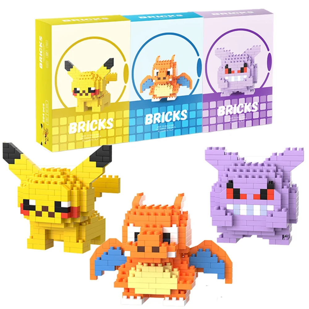 Lego Set Technic - Pokemon Mikro Yapı Taşları Pikachu Dragonite