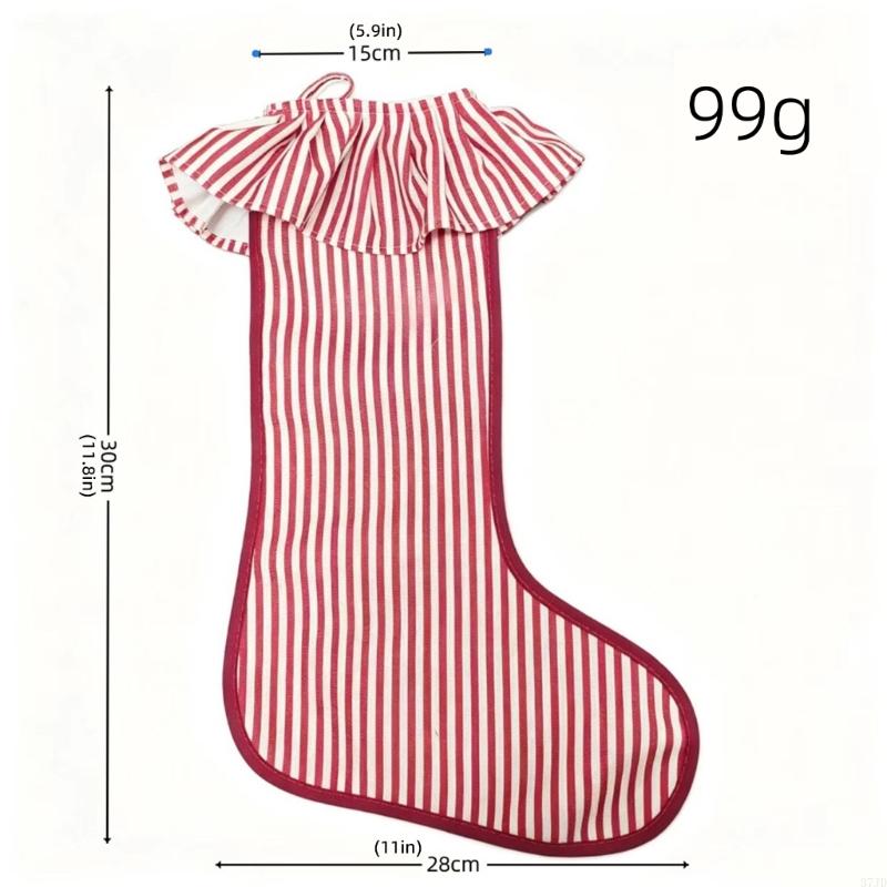 Noel Çorap Çuval Bezi Dokulu Ü - Christmas Stocking Hanging incelemesi ve fiyatı