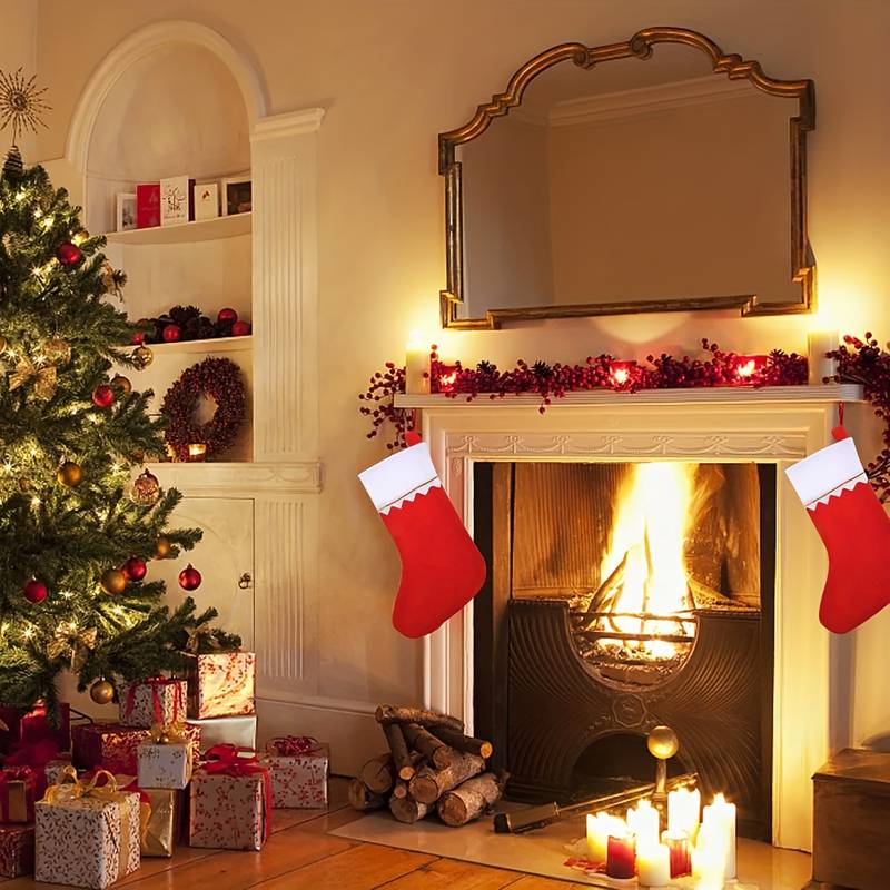 1/3/6 adet Noel Çorapları, Kır - Christmas Stocking Hanging incelemesi ve fiyatı