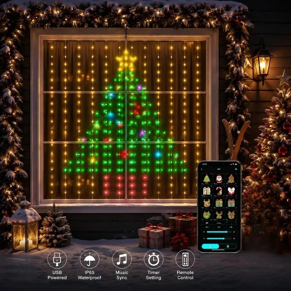 LED Piksel Perde Işıkları Blue - Led Fairy String Lights incelemesi ve fiyatı