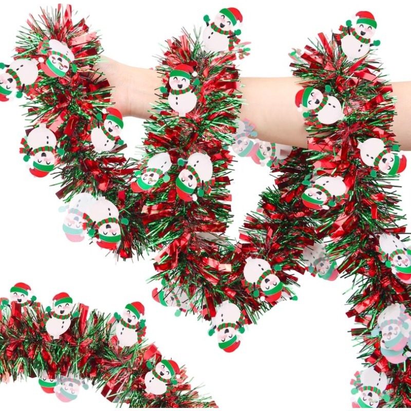 2 Metre Kırmızı Yeşil Noel Süs - Tinsel Garland Decoration incelemesi ve fiyatı
