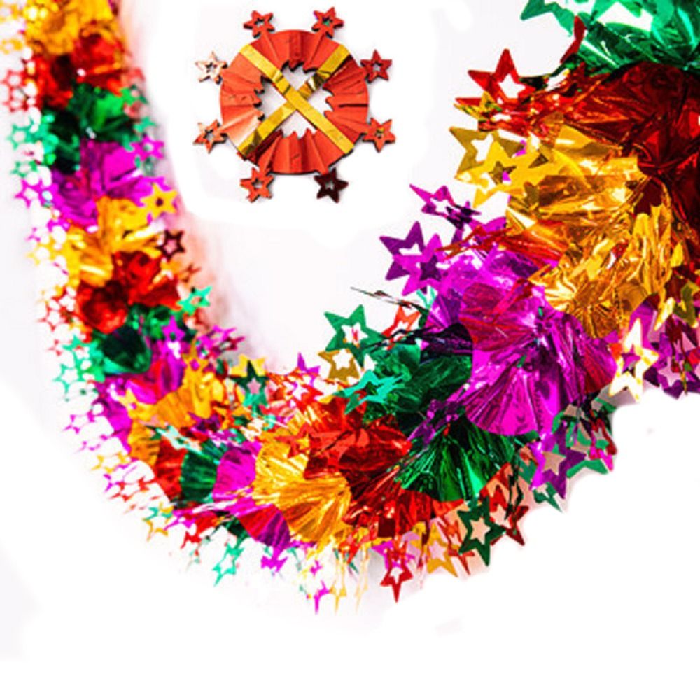 3D Noel Folyo Çelenkleri Kendi - Tinsel Garland Decoration incelemesi ve fiyatı